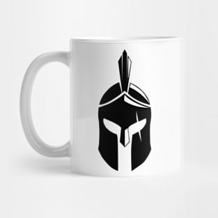 Warrior Helmet Black Mug